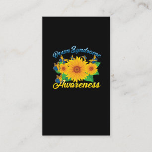 Ned Syndrome Awareness Solros Butterfly Gift Visitkort