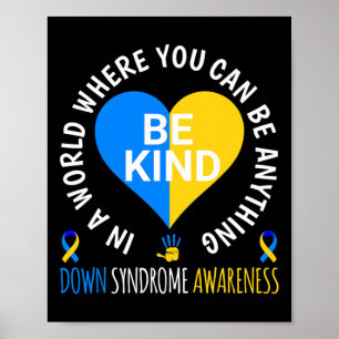 Ned Syndrome Day 2024 Be nedåt Syndrome Medveten Poster
