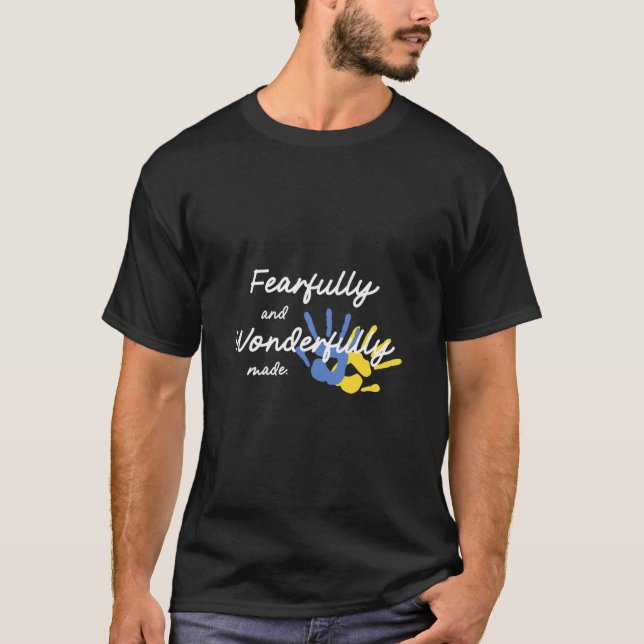 Ned Syndrome Day to Fight Cancer Ideas Down Syndro T Shirt (Framsida)