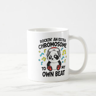 Ned Syndrome Kids T21 Rockin'an Extra Chromosoma Kaffemugg