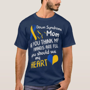 Ned Syndrome Mamma Awareness Kärlek Gult Blue T Shirt