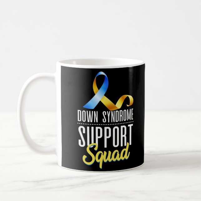 Ned Syndrome Support Squad Awareness Speciell Educ Kaffemugg (Vänster)