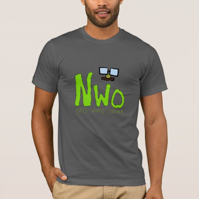 Ned Världen T Shirt (Framsida)