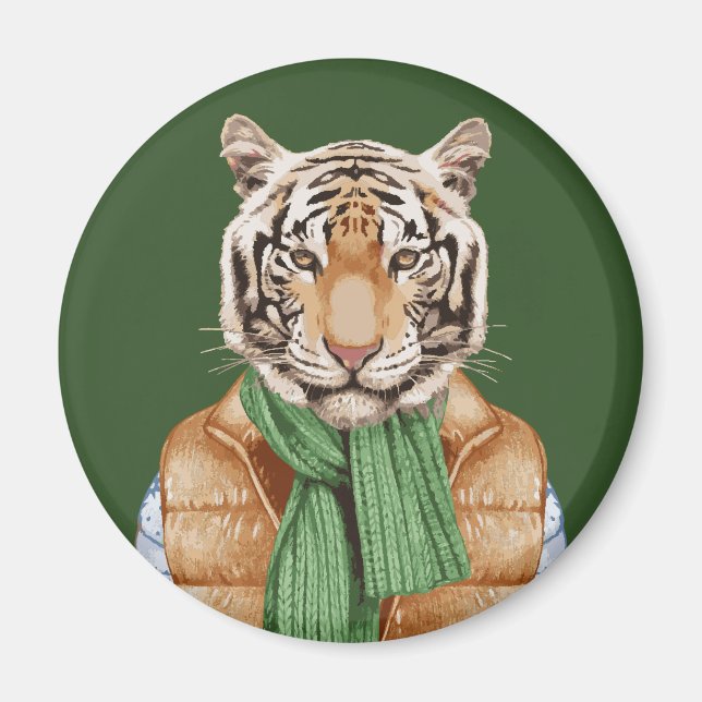 Ned Vest Tiger Magnet (Framsidan)