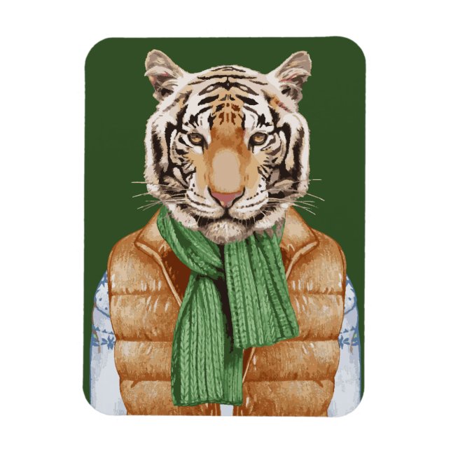 Ned Vest Tiger Magnet (Vertikal)
