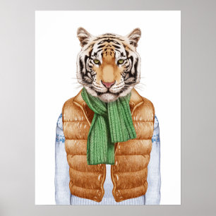 Ned Vest Tiger Poster