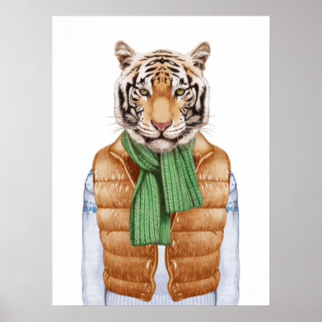 Ned Vest Tiger Poster (Framsidan)