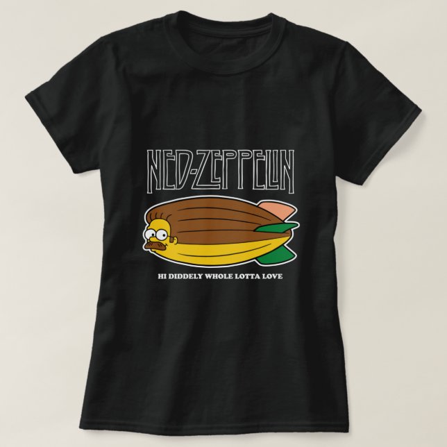 Ned Zeppelin Led Flanders Active T-Shirt (Design framsida)