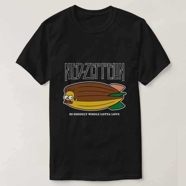 Ned Zeppelin Led Flanders Active T-Shirt (Design framsida)