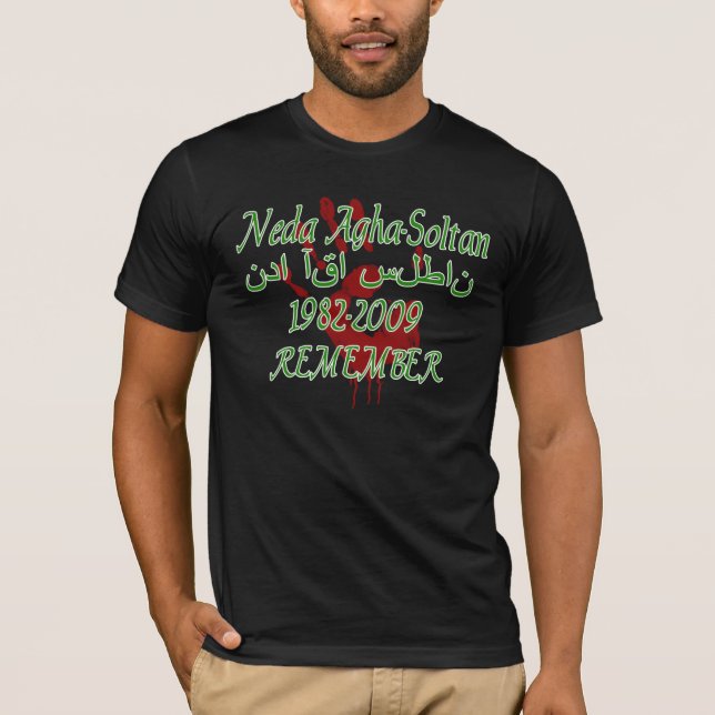 Neda Agha-Soltan T-shirt (Framsida)