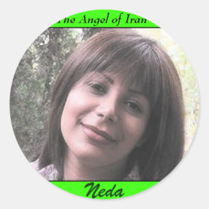 NEDA SOLTANI, The Angel of Iran, Neda Runt Klistermärke