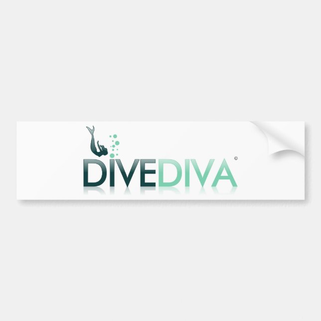 Nedanför dykDiva Bildekal (Framsidan)