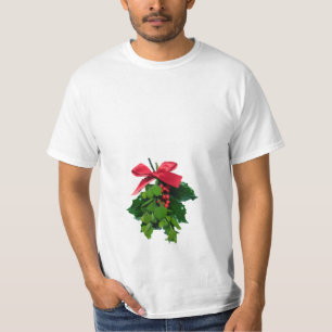 Nedanför Mistletoekyss bältejulT-tröja Tee