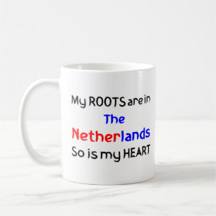 nedärvda rötter kaffemugg