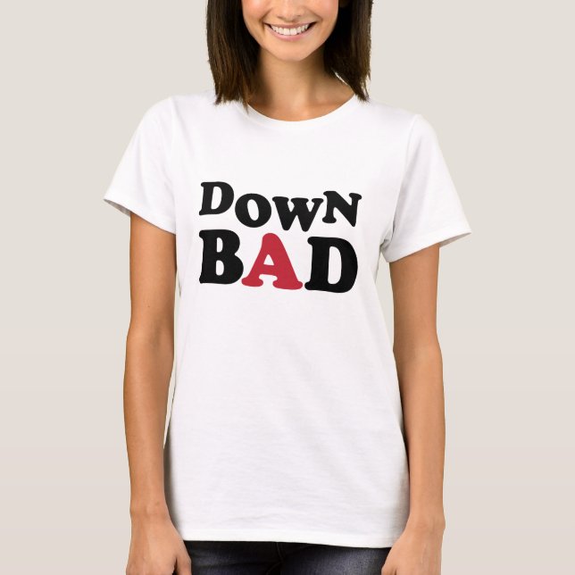 Nedåt felaktig t shirt (Framsida)