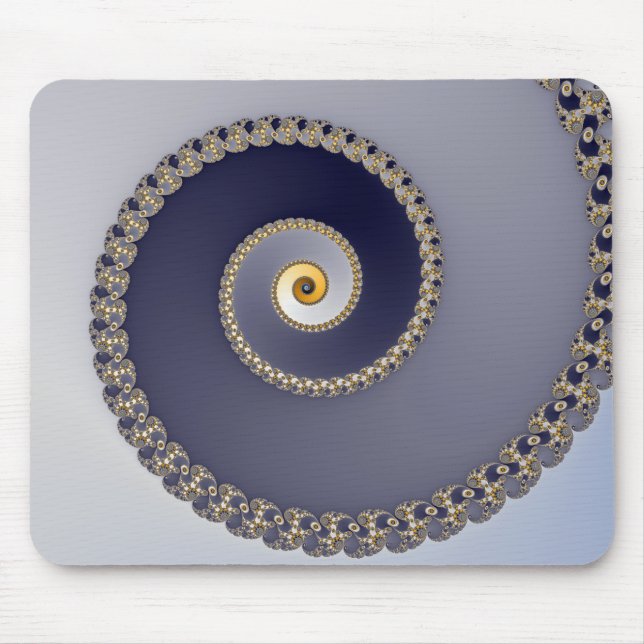 Nedåt - Fractal Mousepad Musmatta (Framsidan)