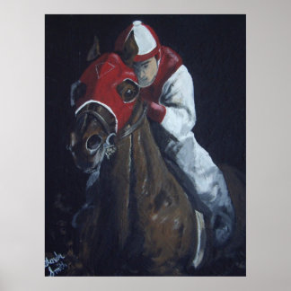 Nedåt i Backstretch Poster