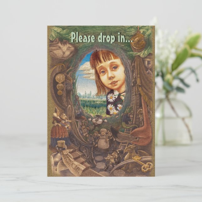 Nedåt i kanininbjudan till Hål (Stående Fram)