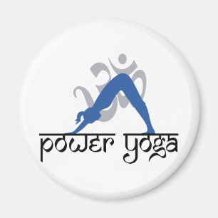 Nedåt - vända mot hunden driva Yoga Magnet