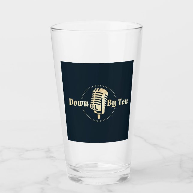 Nedåt vid tio punkters glas (Framsida)