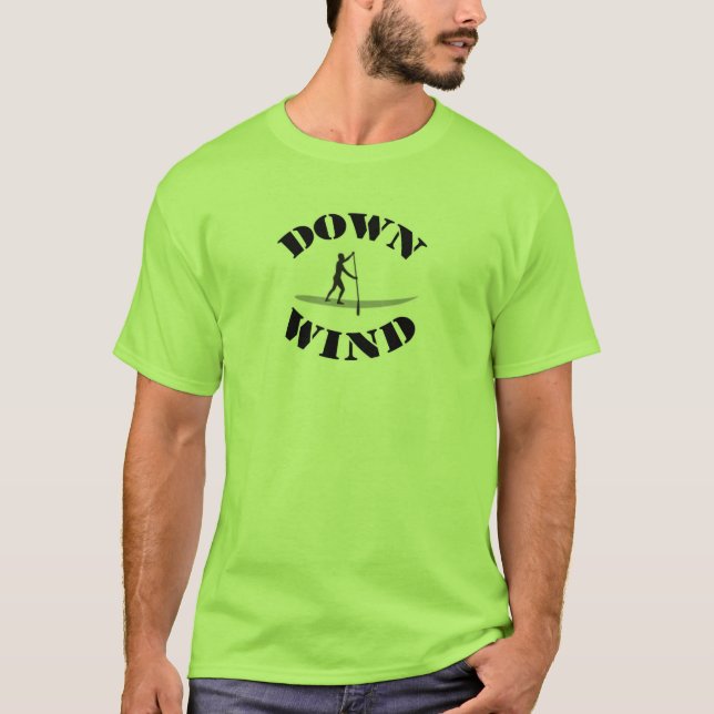 Nedåt Vind Tee Shirt (Framsida)