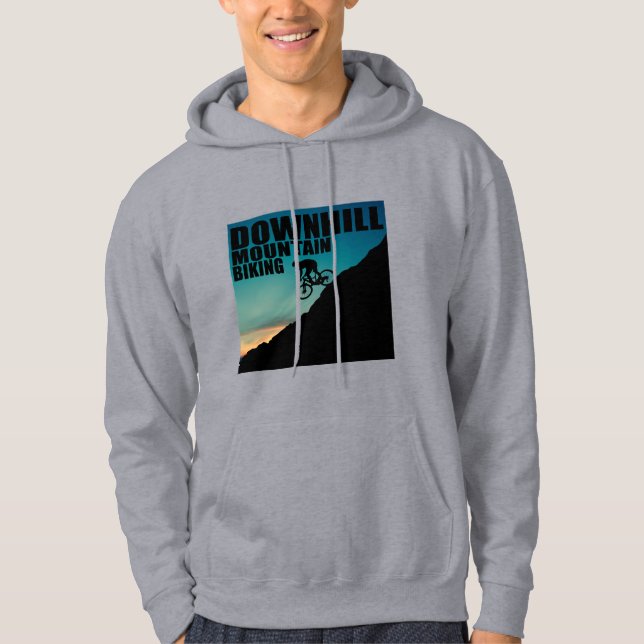 Nedåtgående MTB Hoodie (Framsida)