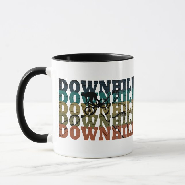 Nedåtgående MTB Mugg (Vänster)