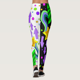 Nedåtgående översida leggings