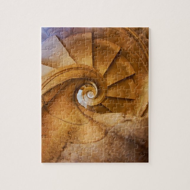 Nedåtgående spiraltrappa, Portugal Pussel (Vertikal)