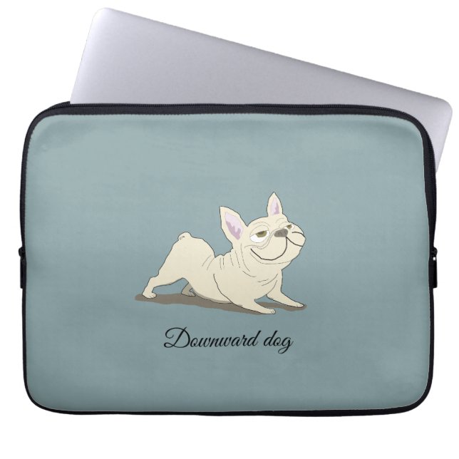 Nedåtriande hund laptop fodral (Framsidan)