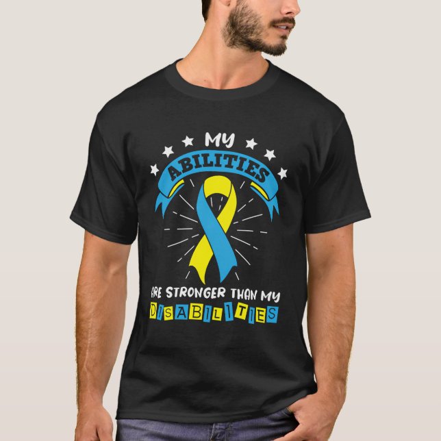 Nedåtsyndrom för nedåtsyndrom daglig nedtoningssyn t shirt (Framsida)