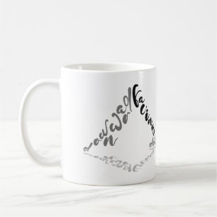 Nedåtvänd Hund Yoga Pose Kaffemugg