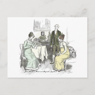 Nederfield Notes - Jane Austen Pride & Prejudice Vykort