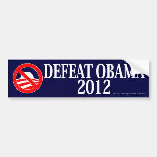 Nederlag Obama 2012 Bildekal