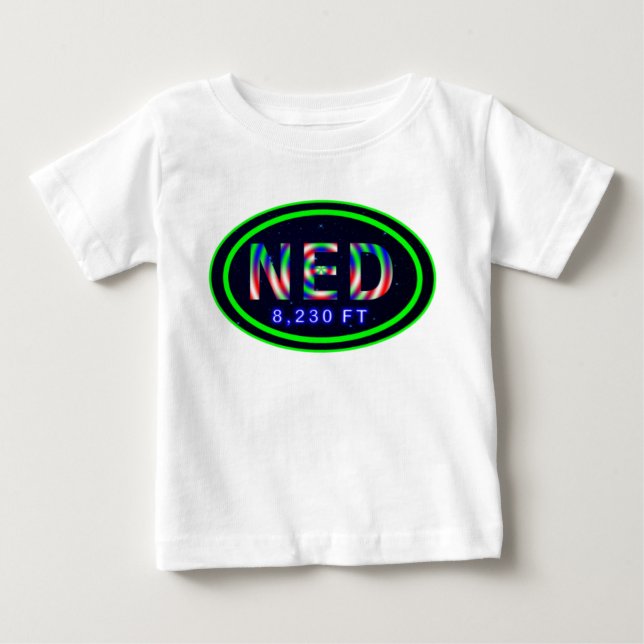 Nederland CO 8,230 FT Tie Dye NED T-Shirt (Framsida)