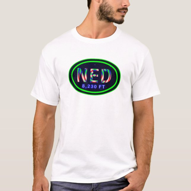 Nederland CO 8,230 FT Tie Dye T-Shirt (Framsida)