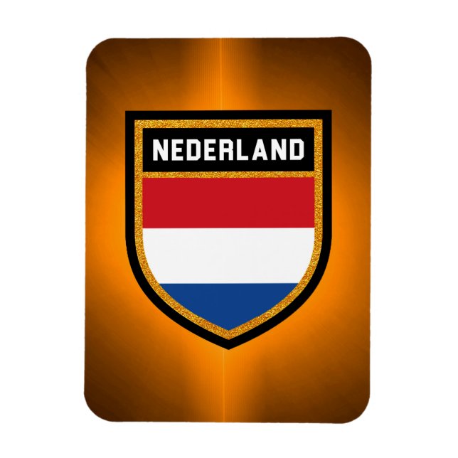 Nederland Flagga Magnet (Vertikal)