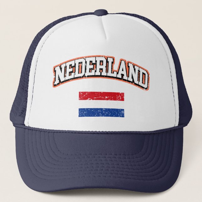Nederland flagga truckerkeps (Framsida)