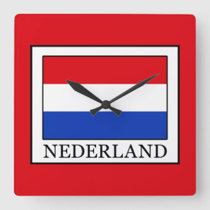 Nederland Fyrkantig Klocka