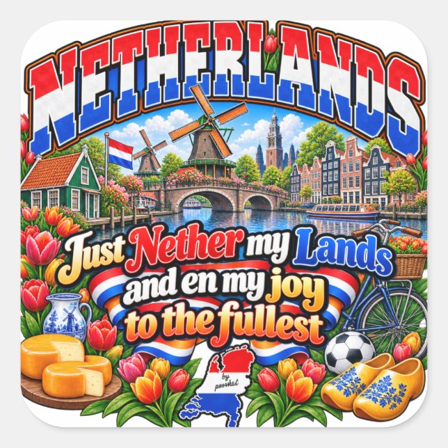 Nederland klistermärke (Framsida)