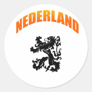 Nederland leeuw Voetbal wk Runt Klistermärke