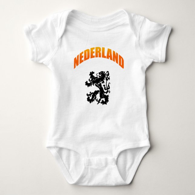Nederland leeuw Voetbal wk Tee (Framsida)