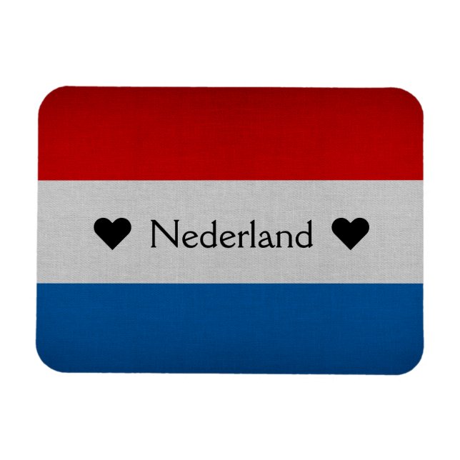 ♥ Nederland ♥ Magnet (Horisontell)