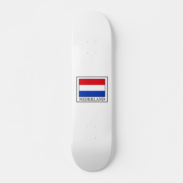 Nederland Mini Skateboard Bräda 18,5 Cm (Framsida)