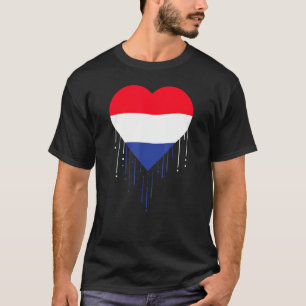 Nederland National Flagga Holland Netherlands Prid T Shirt