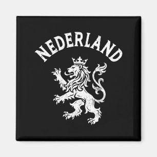 Nederland Nederländerna Lejon Holländsk Holland Vi Magnet
