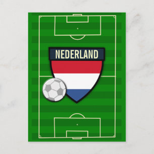Nederland Netherlands Soccer Vykort