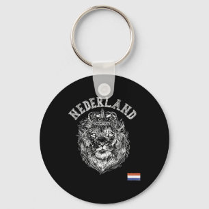 Nederland Reto Nederländerna Lejon Holland Nederlä Nyckelring