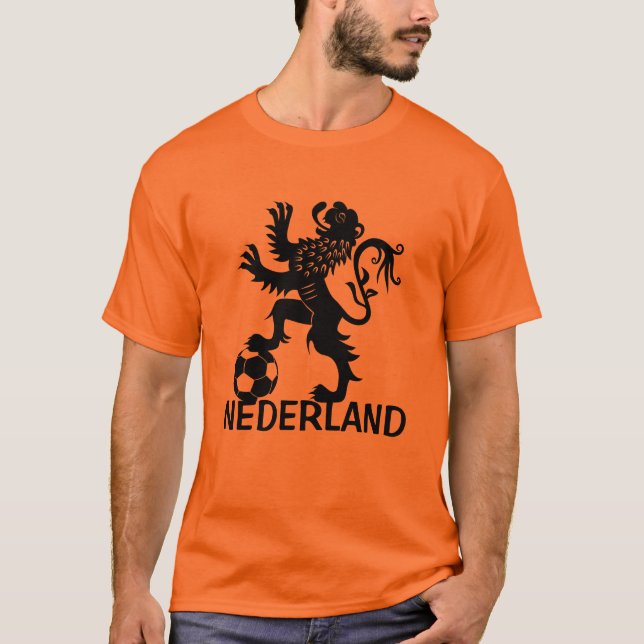 Nederland T-Shirt - Holland Soccer Shirt (Framsida)