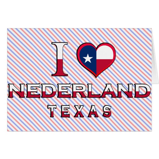 Nederland, Texas Hälsningskort (Framsidan Horizontal)